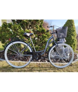 MATEO ECO RETRO BICYKEL 26" / 28" ČIERNY 2022 